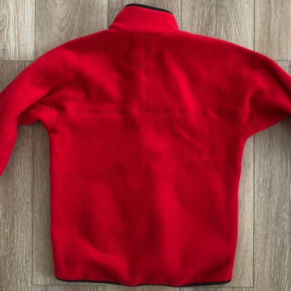 Kavu Mens 1/2-Zip Fleece Pullover size Small color Red made in the USA - Picture 3 of 6